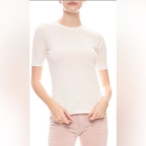 Rag & Bone Kari Short Sleeve Ribbed Tee NWT XXS